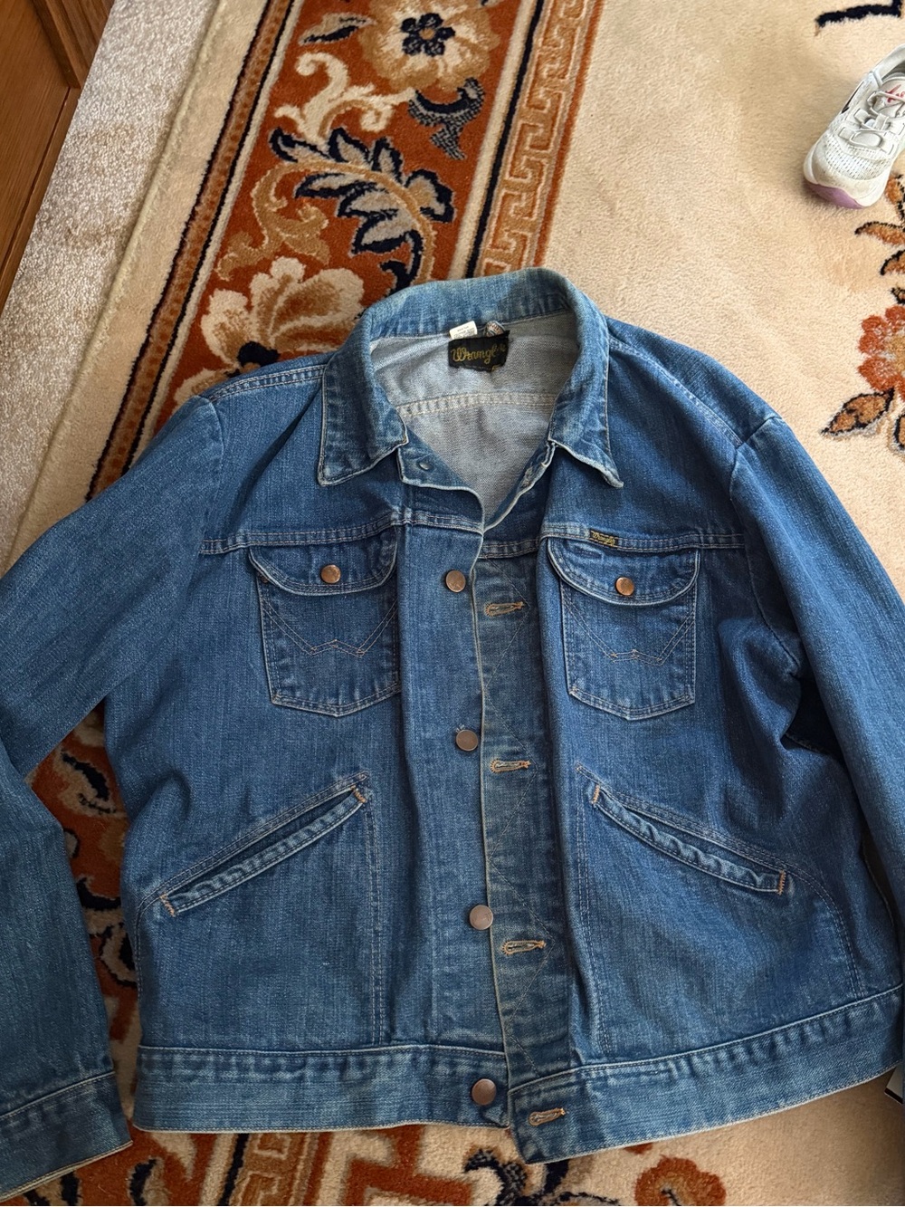 Vintage Wrangler Denim Jacket in Blue
